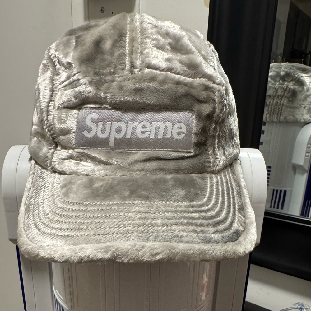 Supreme Velvet Silver Hat